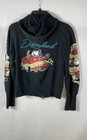 Vintage 2005 Disney Mickey Mouse Tattoo Graphic Zip Hoodie Disneyland Sz M