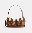 Coach Ashton Baguette Signature Canvas Bag - Brown natural Cy658  In Stock Now
