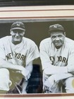Highland Mint Babe Ruth Lou Gehrig Yankees Limited Edition Plaque 16x13