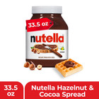 Nutella Hazelnut Spread With Cocoa For Breakfast  33 5 Oz Jar