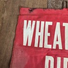 Vintage Wheatland Pipe U s a  Red Safety Flag Cotton 12 X 12 Inches Decor