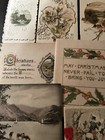Rare Vintage Antique Christmas New Year Cards 1920s And 30s Vgc Lot Of 12