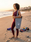 Yoga Tote Bag With Yoga Mat Holder  Large Capacity Gym Tote Carrier For Women