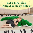 Giant Alligator Stuffed Animal  67inch Huge Alligator Plush Toy  Large Stuffe   