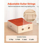 Cajon Box Drum 11 X 9 X 4 In  With Internal Guitar Strings Lightweight Wooden Pe