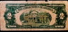 1953  2 Two Dollar Star United States Banknotes Red Seal A28804209a