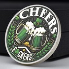 Devil Whispered Bring Beer Challenge Coin Irish Cheers Skull Token Medal