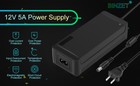 60w Power Supply Ac 100-240v To Dc 12v 5a 5 5 2 1mm Adapter For Led Strip Light