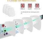 40pcs 5n11 Cotton Filters Replacement For 6100 6200 6800 7502 Respirator Filter
