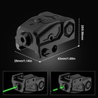 Usb Rechargeable Green Laser Sight Low Profile Guns Pistol Picatinny Rail