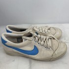 Rare Vintage 1982 Nike Sneakers All Court Mens  820305 Ht Shoes White   Blue 6 5