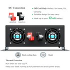 Wzrelb 3000w Pure Sine Wave Power Inverter 12v To 120v 6000w Surge Car Motor Van