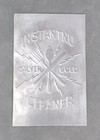 Vintage Instantnu Silver Gold Cleaner Plate Advertising Simms   Larson