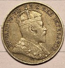 1909 Canada 5 Cents  King Edward Vii High Grade Silver 