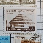 1950s-1980s Egypt Lot Of 20 Egyptian Postage Stamps Hinged Mounted Canceled 