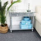 Two Drawers With Shelf Mirror Table Dressing Table Console Table