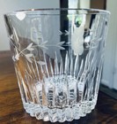 Vintage Heavy Princess House 1980 s Crystal Ice Bucket Heritage Etched Pattern 