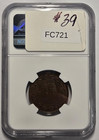 1918 Canada 1 Cent Ngc Ms 62 Bn Certified Coin