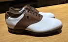Footjoy Men s Icon Leather Golf Shoes  Two-tone  Size 10 5