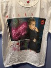 Miley Cyrus Bangerz Tour 2014 Concert Shirt Hanes Tagless Medium White Rock Pop