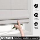 30 X 60 Beige Lazblinds Cordless Roman Filtering Fabric Window Shades Blinds