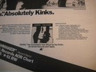 Kinks June 1978 Misfits Tour Dates cities venues Original Promo Poster Ad 