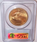 1913-d  20 Denver Gem St Gaudens Double Eagle Pcgs Ms65    