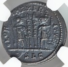 Empire Constantine Ii Caesar Ngc Au 332ad Soldiers Spears Ancient Roman Coin 127