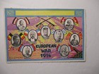 Wwi European War 1914 Czar Nicholas Ii Kaiser Wilhelm Ii Poster Stamp Cinderella