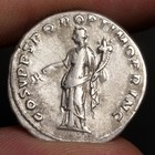 Emperor Trajan Denarius 103ad Ancient Roman Empire Silver Coin Felicitas Vf Rome