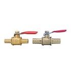 Brass 8 Ball Valve Kit  Inch Hose Barb Ball Valve Heater Shut Off Valve Kit