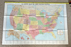 Rand Mcnally 50 State Wall Map Of The United States 52 x 34 