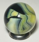 Big Christensen Agate Co Two Color Swirl Marble  75    In Mint Condition  Big