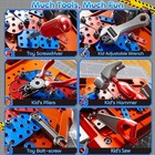 Construction Mechanic Pretend Play Tool Box Electronic Drill Ages 3-8
