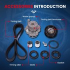 Moca Timing Belt Kit   Water Pump Fit 09-15 For Audi Tt Quattro 2 0l   05-09    