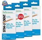 Stim-u-dent Plaque Removers  Thin  Mint Flavor 160 Ct  4pack