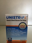 Unistrip 1 Blood Glucose Test Strips 100 Qty   Exp 11 2026  Free Shipping  