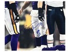 Brian Urlacher Signed Hof 18 Inscription Chicago Pose 2 Football 16x20 Photo  be