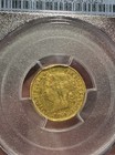 1864 0 Philippines Spain 2 Peso Gold Isabel Ii Pcgs Genuine Scratch - Vf Details