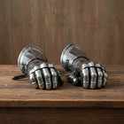 Medieval Steel Gauntlet Gloves Knight Armor Hand Protection Larp Cosplay Costume