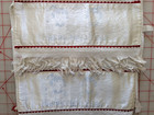 Vintage Terry Towels Set Of 2 Stamped Satin For Cross Stitch Happy New Year