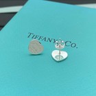 Tiffany co  Heart Earrings Silver
