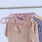  Velvet Hangers 100 Pack Non Slip Clothes Suit shirt pants Velvet Hangers Pink 