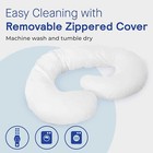 Restorology Pregnancy Pillow 60  C-shaped Maternity Pillow For Sleeping White