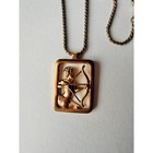 Vintage Avon Sagittarius Zodiac Necklace Star Signs Archer Pendant 18   