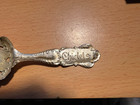 Vintage Chiclets Advertising Fancy Serving Spoon Metal 4   