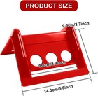 24 Pack 4  Flatbed Edge Protectors With Carrying Case  4  Plastic Corner Protect