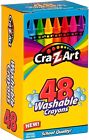 Washable Classic Crayons  Assorted Colors  Pack Of 48 Crayons