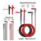 24 Pcs Multimeter Test Leads Set With Alligator Clips Insulation Piercing Tes   