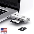 1pc New Usb 2in1 Card Reader Writer Micro Sd sd Usb 2 0 Adapter